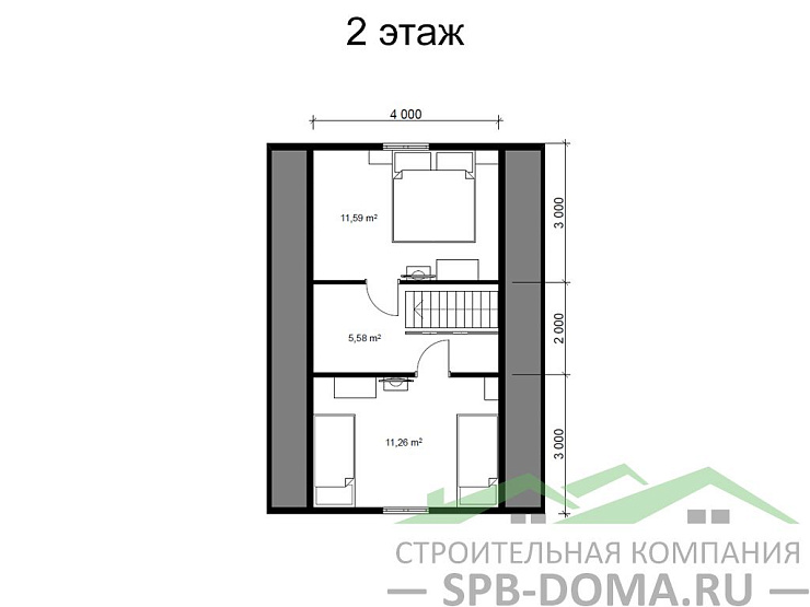 Каркасный дом 6х8 м «Агалатово»