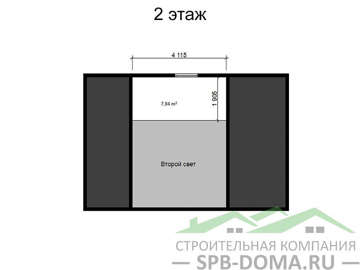 Проект дома из профилированного бруса 9,0 х 9,0 м «Васкелово»