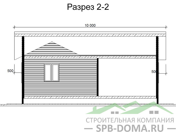 Каркасный дом 6х9 м «Трубников бор»